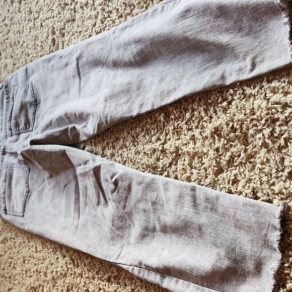 LOGO by Lori Goldstein Women's Light Gray Straight Leg Jeans Size 6 - Picture 7 of 7